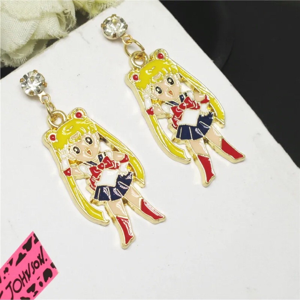 Betsey Johnson Sailor Moon Earrings